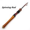 1.68m 1.85m Pocket Rod Carbon Mini Ultra Light Telescopic Fishing Rod UL Slow Casting Spinning Lure Rod Test 1-5g Stream Small Fish Pole (Color : Spinning Rod, Length : 185cm) view 3