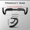31.8 carbon fiber drop bars carbon handlebars road bike bicycle handlebars for city bikes 31.8mm 400/420/440mm for Cycling 420mm handle bar drop handle bars for road bicycle 31.8mm view 4