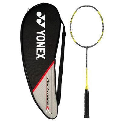 Yonex Arcsaber 7 Pro Unstrung Badminton Racquet - Grey/Yellow (4UG5), Graphite