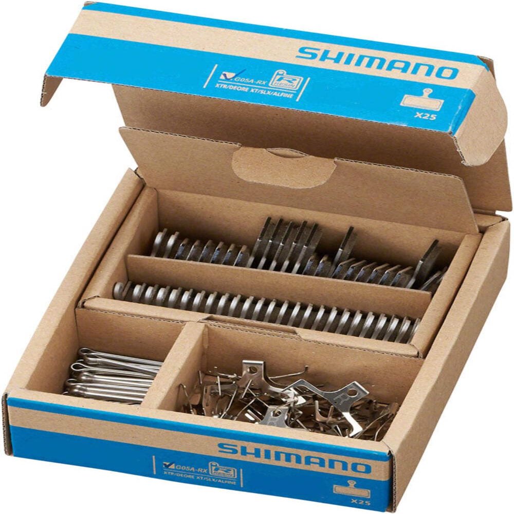 SHIMANO G05A-RX RESIN PAD W/SPLIT PIN 25 PAIRS