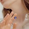 Blingsoul Evil Eye Necklace for Women - Ojo Turco Dainty Jewelry for Evil Eye Protection Hypoallergenic Necklaces for Women | Gold Evil Eye Necklace view 4