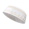 Men's Embroidered Kufi Muslim Prayer Hat Islam Religious Skull Cap Young Boys Breathable Arabic Messianic Praying Headwear Summer Sun Hat Beanie Ramadan Eid Caps view 3