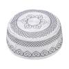 Men's Embroidered Kufi Muslim Prayer Hat Islam Religious Skull Cap Young Boys Breathable Arabic Messianic Praying Headwear Summer Sun Hat Beanie Ramadan Eid Caps view 1