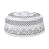 Men's Embroidered Kufi Muslim Prayer Hat Islam Religious Skull Cap Young Boys Breathable Arabic Messianic Praying Headwear Summer Sun Hat Beanie Ramadan Eid Caps view 2