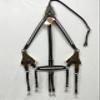 Amazing Horse Stuff Stylish 5 Point Breastplate & Martingle Decorated with Sparkling Stones (Brown, Full) view 1