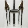Amazing Horse Stuff Stylish 5 Point Breastplate & Martingle Decorated with Sparkling Stones (Brown, Full) view 2