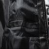 Maiyifu-GJ Men's Faux Leather Diamond Quilted Jacket Patchwork PU Leather Bomber Jacket Vintage Casual Zip Up Biker Coat (Black,Small) view 4