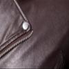 Maiyifu-GJ Leather Motorcycle Jackets for Men Faux PU Leather Lapel Moto Jacket Vintage Asymmetric Zip Up Belt Biker Coat (Brown,Small) view 4