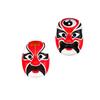 Ciieeo 2sets Chinese Cultural Pulp Masks Set Peking Face Covers for Adults Children Parties 2pcs*2 view 3