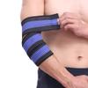 WZRWAN 1Pair Basketball Badminton Tennis Elbow Pad Ankle Brace Wrap Support Elastic Gym Sport Elbowband Fitness Bandage (White) view 1