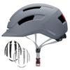 Adult Urban Bike Helmet - Adjustable Fit System & Integrated Taillight for Men Women view 1