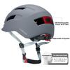Adult Urban Bike Helmet - Adjustable Fit System & Integrated Taillight for Men Women view 2