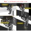 IGOSKI Ski and Snowboard Vice, No-Slip Vise Grips, Upgrade Adjustable Tuning and Waxing Ski Vice with Horizontal and Vertical Working Positions, Secure Board Grip Center Arm view 3