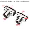 1Pack 90 Degree Marine 316 Stainless Steel Boat Handrail Tee Fitting Hardware, Pipe/Tube Connector Clamp Hardware Boat Accessories for Pipe/Tube 22/25/32mm (Inner Diameter: 1inch) view 4