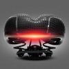 ELORES Bike Seat, Comfort Memory Foam Waterproof Bike Cushion, Bicycle Seat with Reflective Tape view 2
