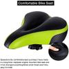 ELORES Bike Seat, Extra Wide and Padded Bicycle Saddle, Comfort Bicycle Saddle Seat view 2