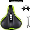 ELORES Bike Seat, Extra Wide and Padded Bicycle Saddle, Comfort Bicycle Saddle Seat view 3