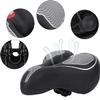 ELORES Bike Seat - Waterproof Comfortable Bicycle Saddle for Women and Men, Soft Wide Memory Foam Gel Bike Cushion,Fit for Exercise Bike and Outdoor BikesImprove Comfort with Good Breathable Effect view 4