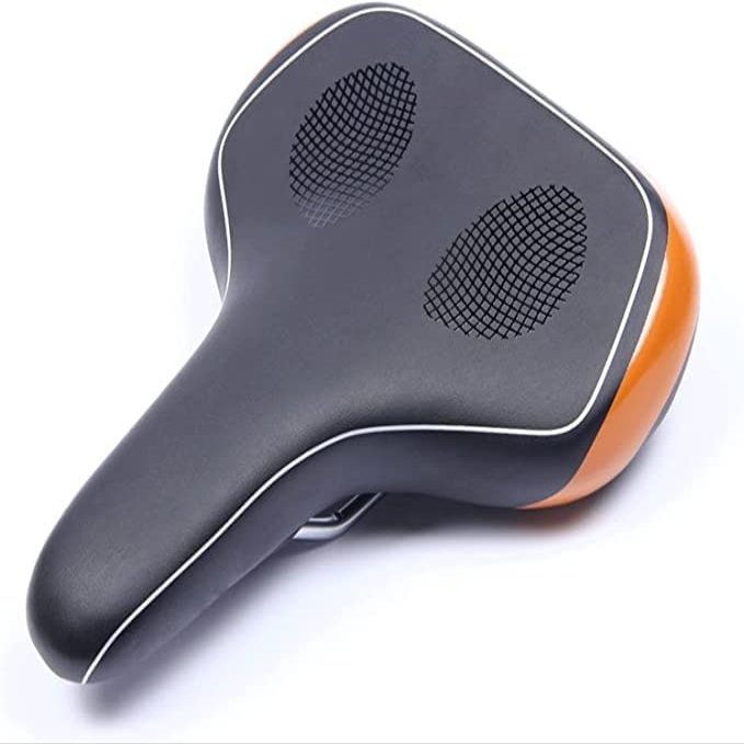 ELORES Comfortable Bike Seat Cushion, City Bicycle Seat, Waterproof Bicycle Saddle Fit