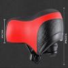 ELORES Bike Seat, Memory Foam Bicycle Saddle, Waterproof Hollow Breathable with Rear Full Prism Reflector view 2
