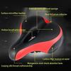 ELORES Bike Seat, Memory Foam Bicycle Saddle, Waterproof Hollow Breathable with Rear Full Prism Reflector view 3
