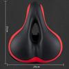 ELORES Bike Seat, Memory Foam Bicycle Saddle, Waterproof Hollow Breathable with Rear Full Prism Reflector view 4