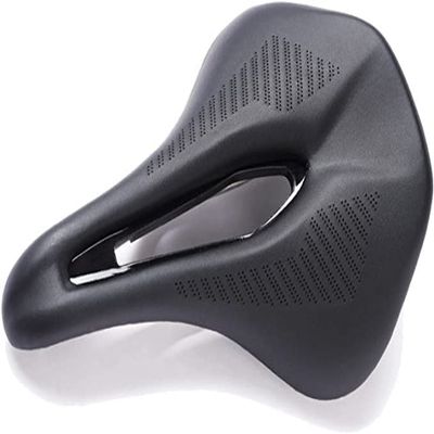 ELORES Bike Seat Cushion, City Bicycle Seat for Men Women, Memory Foam Bicycle Saddle Fit