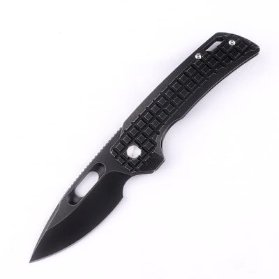 JEABROTHER pocket knife turner M390 steel sheet titanium handle folding knife ball bearing, with clip, for camping survival and EDC