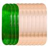 Cal 7 Blank Maple Skateboard Decks (Bundle of 10) (7.75 Inch, Green/Natural) view 1