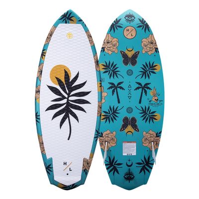 Hyperlite Good Daze Womens Wakesurfer Blue/Gold 4ft 7in
