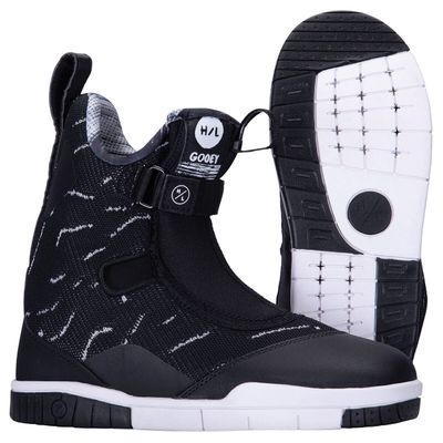 Hyperlite Gooey Mens Wakeboard Bindings Black/White 6