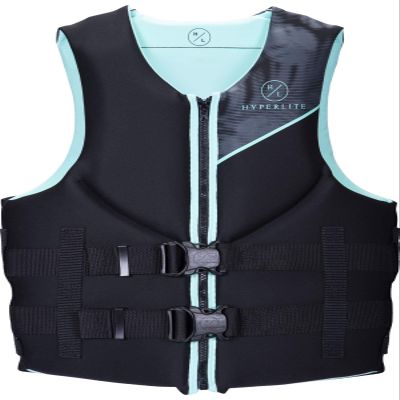 HyperLite Women's Indy Life Jacket - US Coast Guard Approved Level 70 Buoyancy Aid, Great for Any Water Sports Activity Including Boating, Paddle & Swimming - Medium