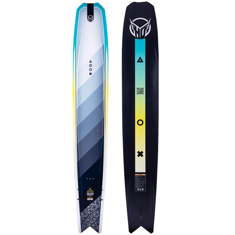 HO Hovercraft Slalom Waterskis Grey/Teal Medium