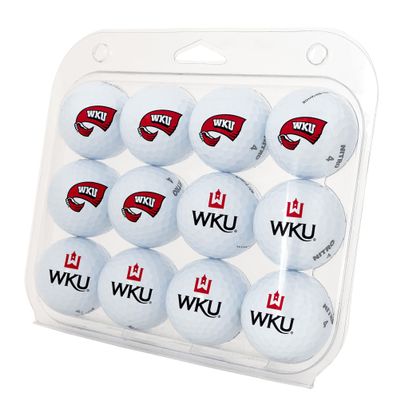 Desert Cactus Western Kentucky University Golf Balls 12 Pack WKU Hilltoppers Full Color Dozen Officially Licensed Sport Team Accessory