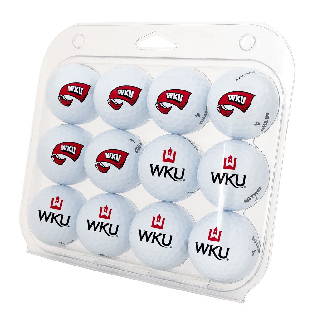 Desert Cactus Western Kentucky University Golf Balls 12 Pack WKU Hilltoppers Full Color Dozen Officially Licensed Sport Team Accessory