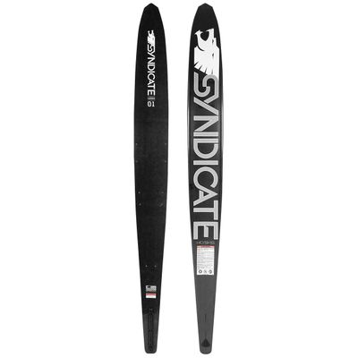 HO Syndicate Works 01 Slalom Waterskis Black/Silver Medium