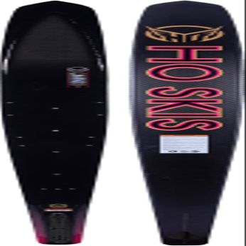 HO Carbon Omni Womens Slalom Waterskis Carbon/Pink 65in