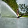 HO Carbon Omni Womens Slalom Waterskis Carbon/Pink 65in view 4