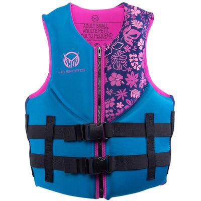 HO Pursuit CGA Womens Wakeboard Vest Pink/Blue Sz S