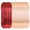 Cal 7 Blank Maple Skateboard Decks (Bundle of 10) (8.5 Inch, Red/Natural) view 1