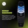 Hyperlite Murray Pro Wakeboard - Shaun Murray Signature Wakeboard - Perfect for Intermediate to Advanced Riders - Board and Fins Only - 134cm view 2