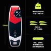 Hyperlite Murray Pro Wakeboard - Shaun Murray Signature Wakeboard - Perfect for Intermediate to Advanced Riders - Board and Fins Only - 134cm view 3