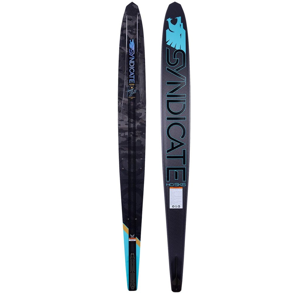 HO Syndicate Alpha LTD Slalom Waterskis Black/Teal 67in
