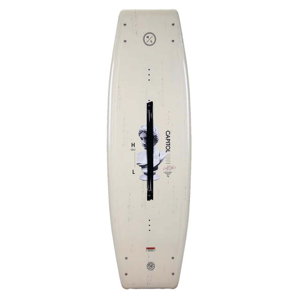 Hyperlite Capitol Mens Wakeboard Cream/White 139cm