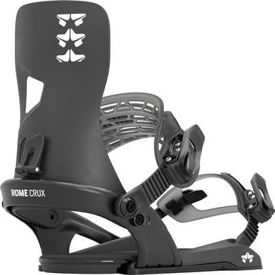 Rome Snowboards Mens Crux Snowboard Binding - 2022/2023 Black | Medium/Large