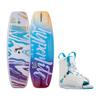 Hyperlite Divine Womens Wakeboard 128 W/Allure Bindings White/Multi 128cm/(One Size) view 1