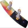 Hyperlite Cadence Womens Wakeboard 134 W/Viva Bindings Black/Yellow 134cm/(4-8.5) view 2
