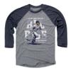 500 LEVEL Aaron Judge 3/4 Sleeve T-Shirt (Baseball Tee, XXX-Large, Navy/Heather Gray) - Aaron Judge New York Home Run Record WHT view 1