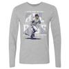 500 LEVEL Aaron Judge Long Sleeve Tee (Long Sleeve, XX-Large, Heather Gray) - Aaron Judge New York Home Run Record WHT view 1