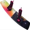 Hyperlite Cadence Womens Wakeboard 138 W/Jinx Bindings Black/Yellow 138cm/(8-11) view 1